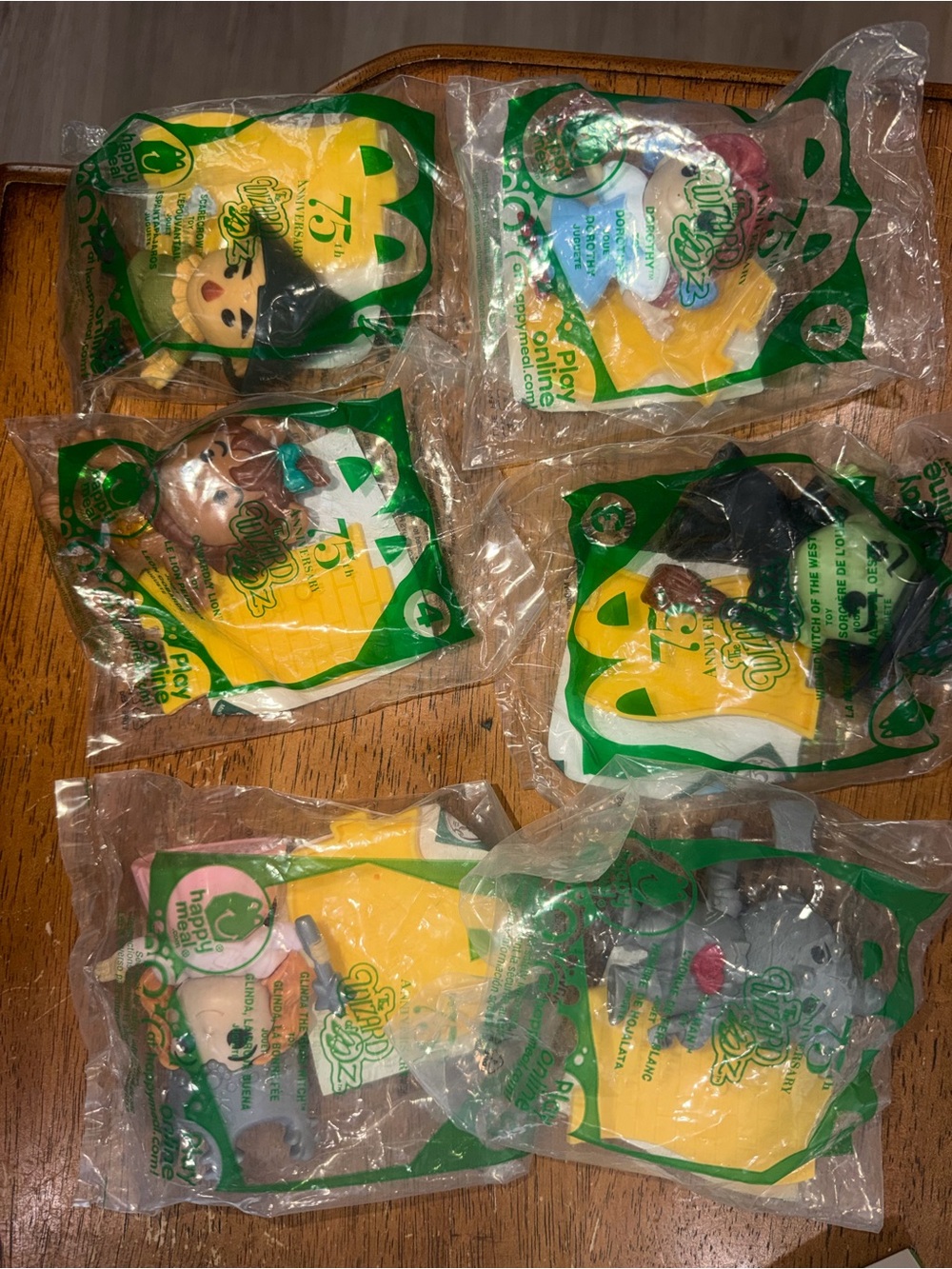 McDonald's Happy wizard of oz set